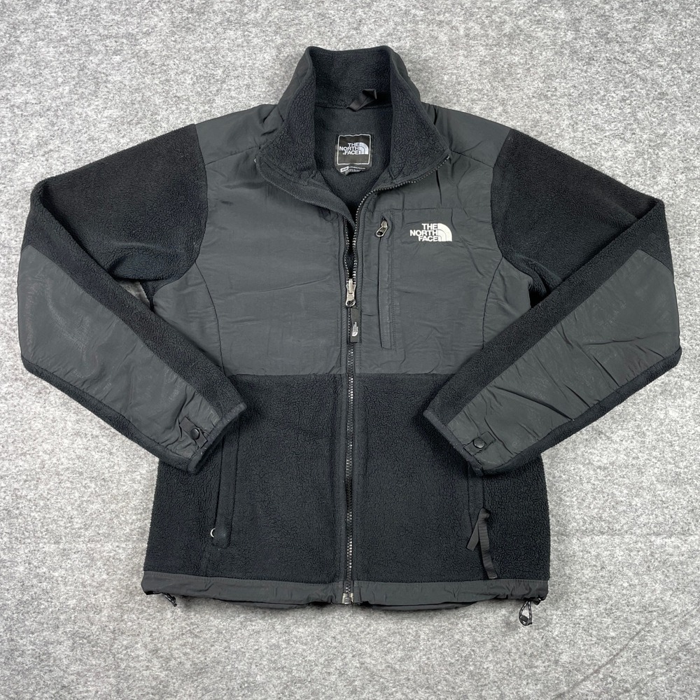 The North Face Denali Fleece Jacket Womens M Black Full Zip Polartec Outdoor